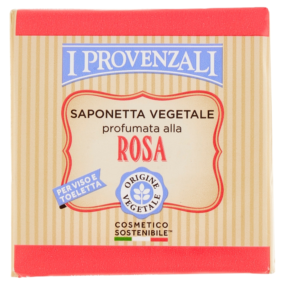 I Provenzali Saponetta Vegetale profumata alla Rosa 125 g